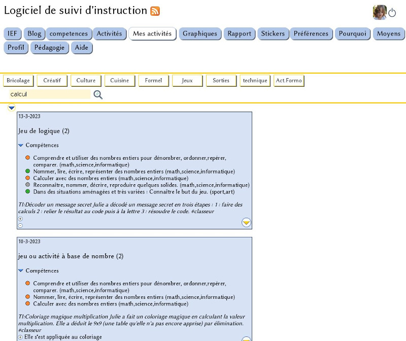 LE site parfait pour suivre l'instruction en famille
